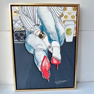 BY Jodi 'Waiting On You' Giclee Stretched Canvas Wall Art - Signed Print